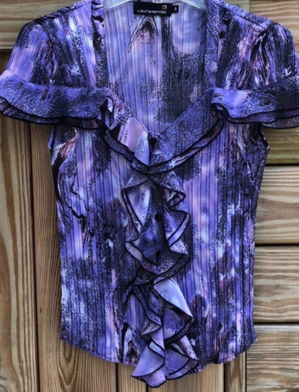 Laura Plus Ruffle Blouse EXCELLENT CONDITION